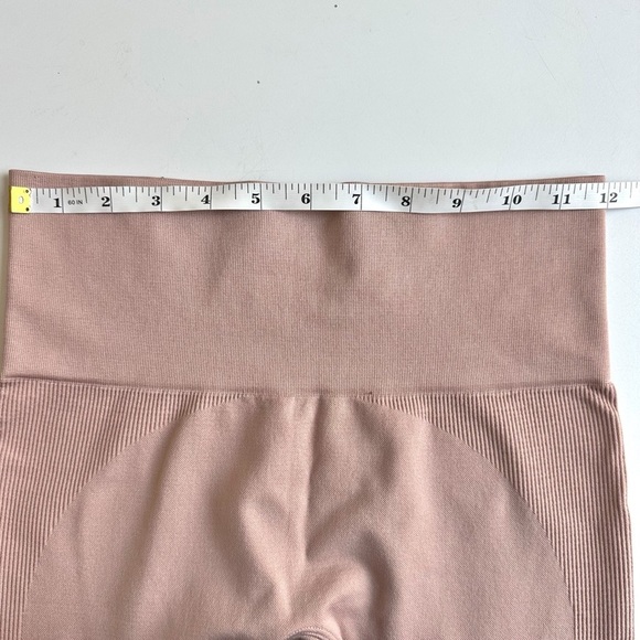 SET Active Sculptflex Leggings Seamless Ribbed 7/8 Length Amethyst Pink Small - Picture 7 of 10